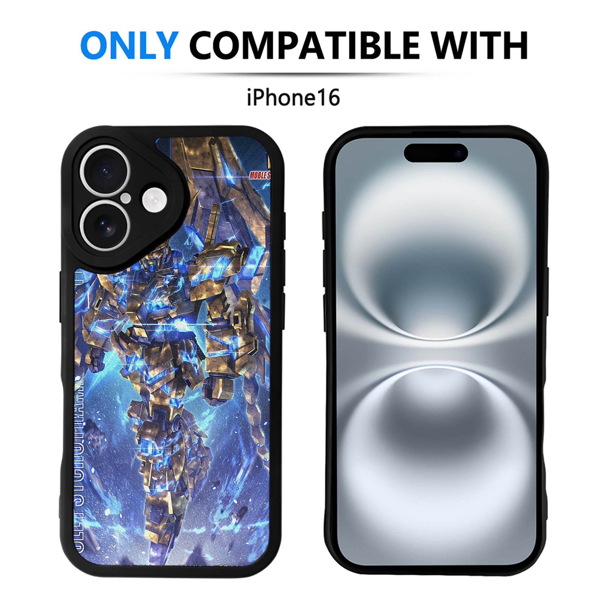 （画像用） 機動戦士ガンダム Mobile Suit Gundam 【iPhone 16シリーズ対応】シリコンスマホケース（レザー調） 材質：シリコン